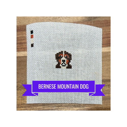 Bernese Mountain Dog | Hand-Painted Needlepoint Canvas