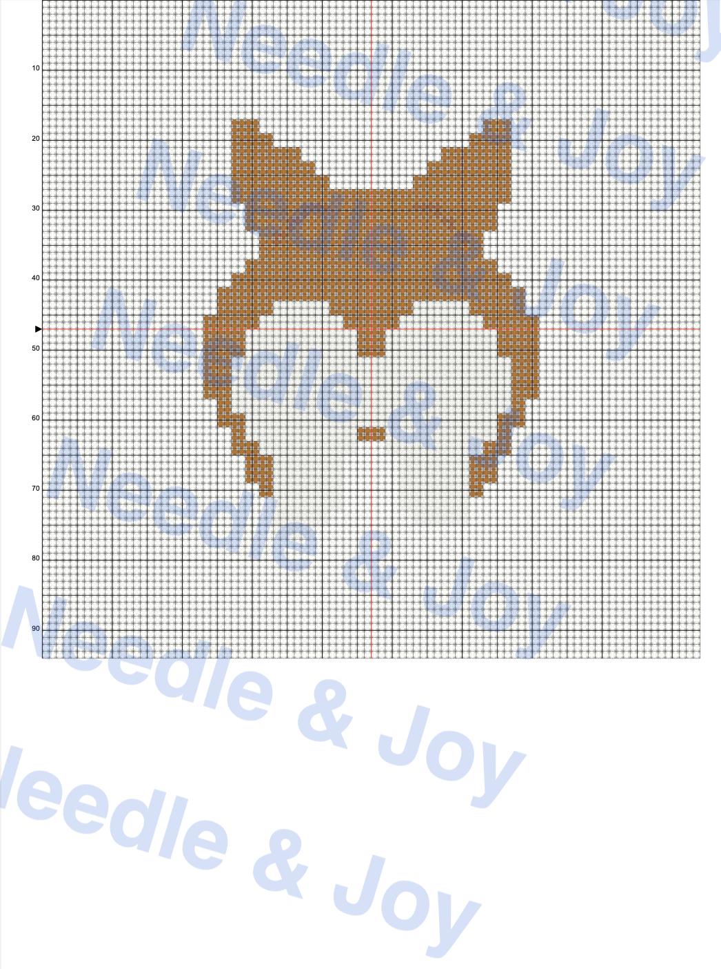 Yorkshire Terrier Key Fob Needlepoint Pattern – Puppy Parade Collection