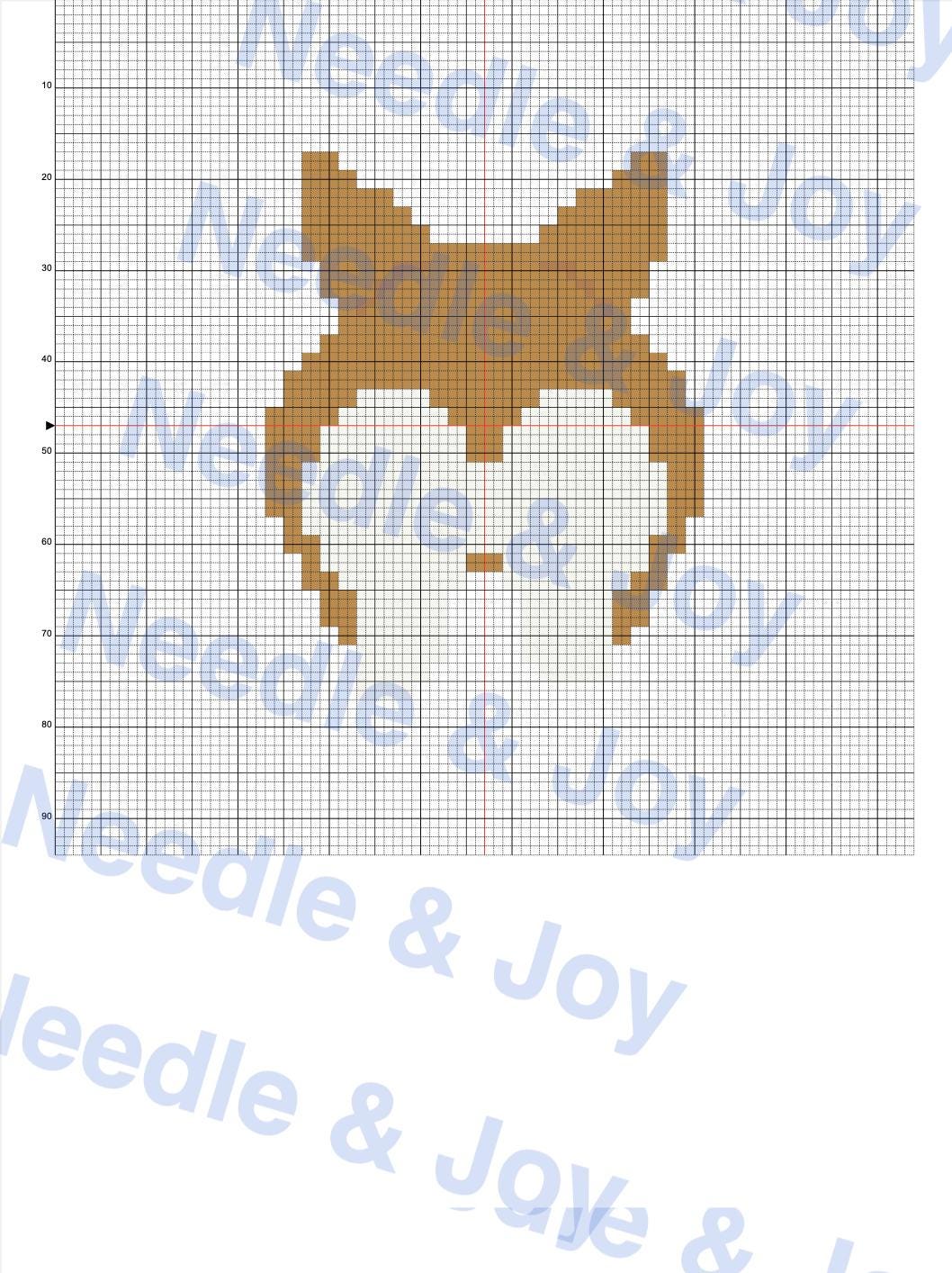 Yorkshire Terrier Key Fob Needlepoint Pattern – Puppy Parade Collection